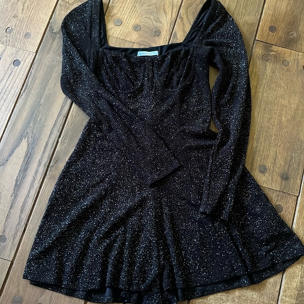 Urban Outfitters Long Sleeve Sparkly Romper